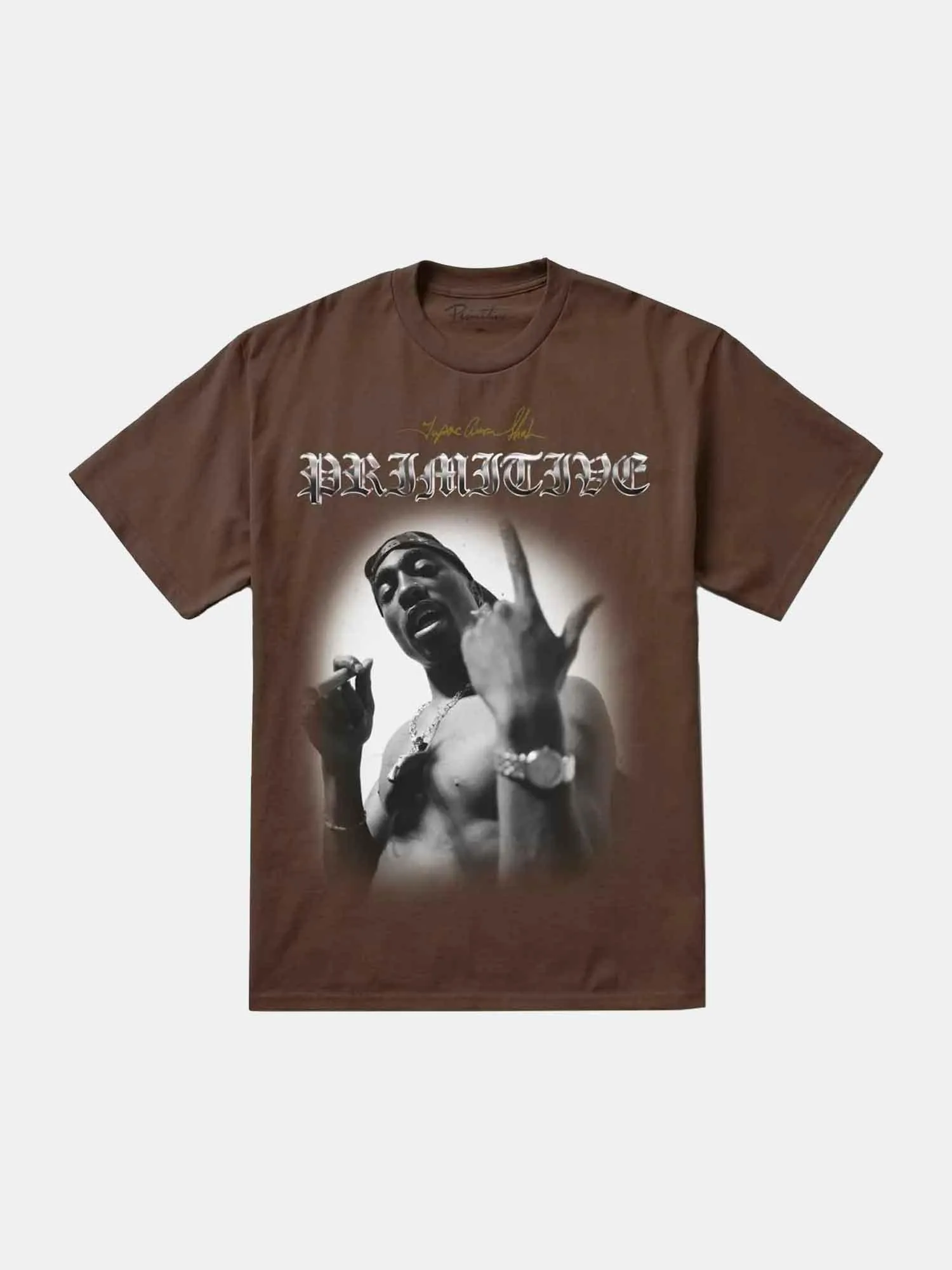 Primitive x Tupac One Tee - Brown