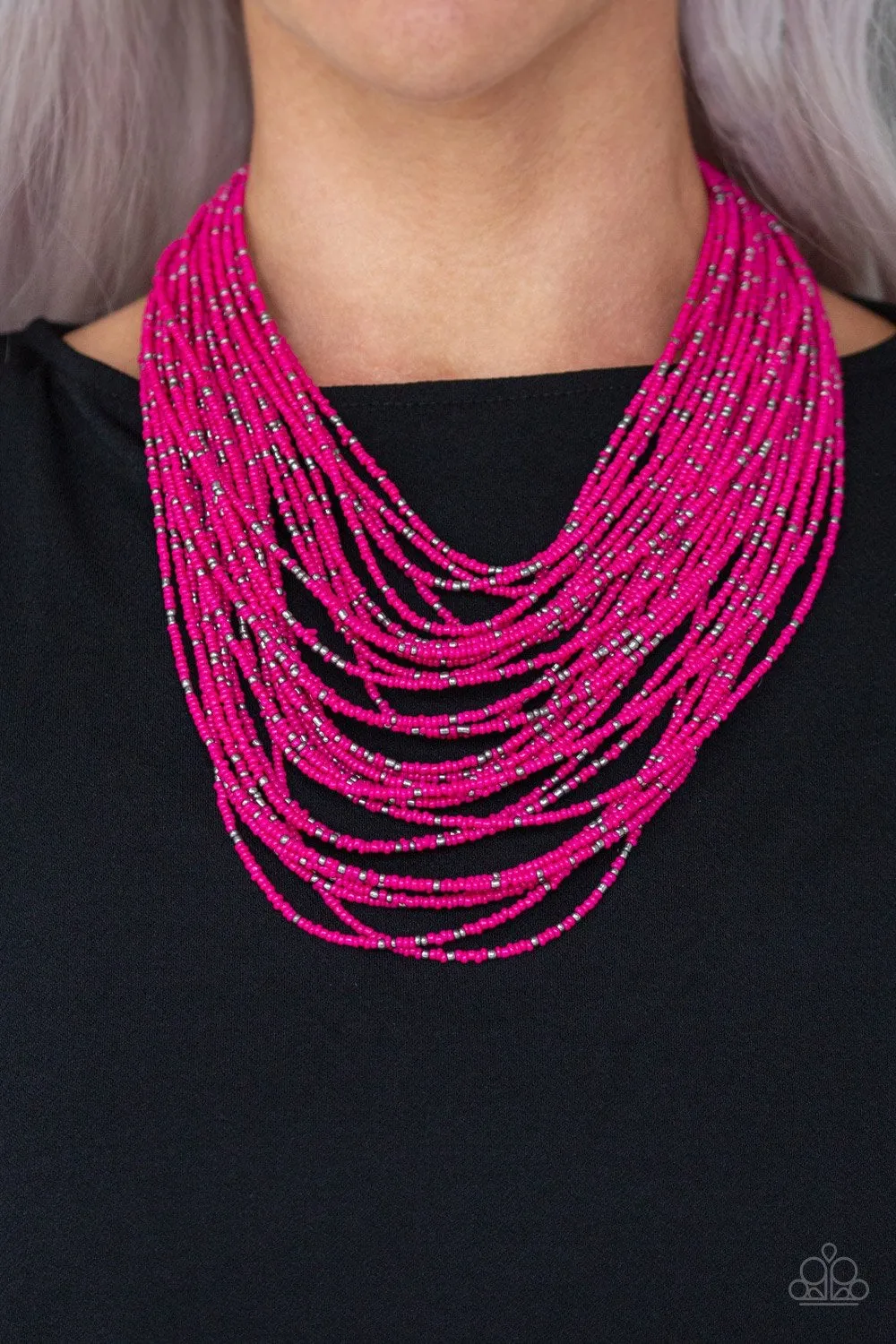 Rio Rainforest Pink-Necklace