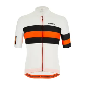 Santini Eco Sleek Bengal Jersey - White