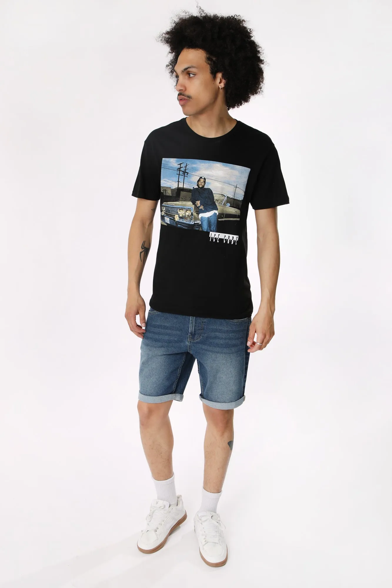 Short en Denim Coupe Slim West49 Homme