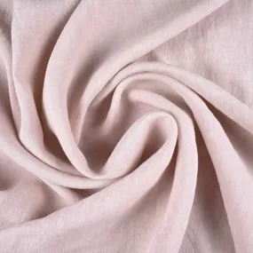 Soft Washed Lightweight Linen Fabric in Pink