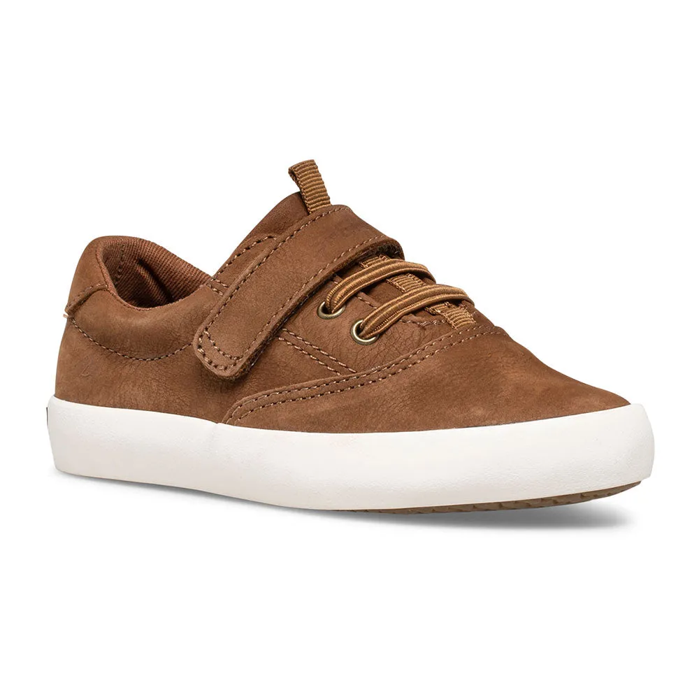 Spinnaker Little Kid's Washable Sneaker - Tan Leather