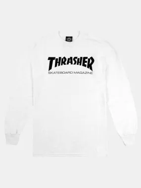 Thrasher Skate Mag L/S Tee - White