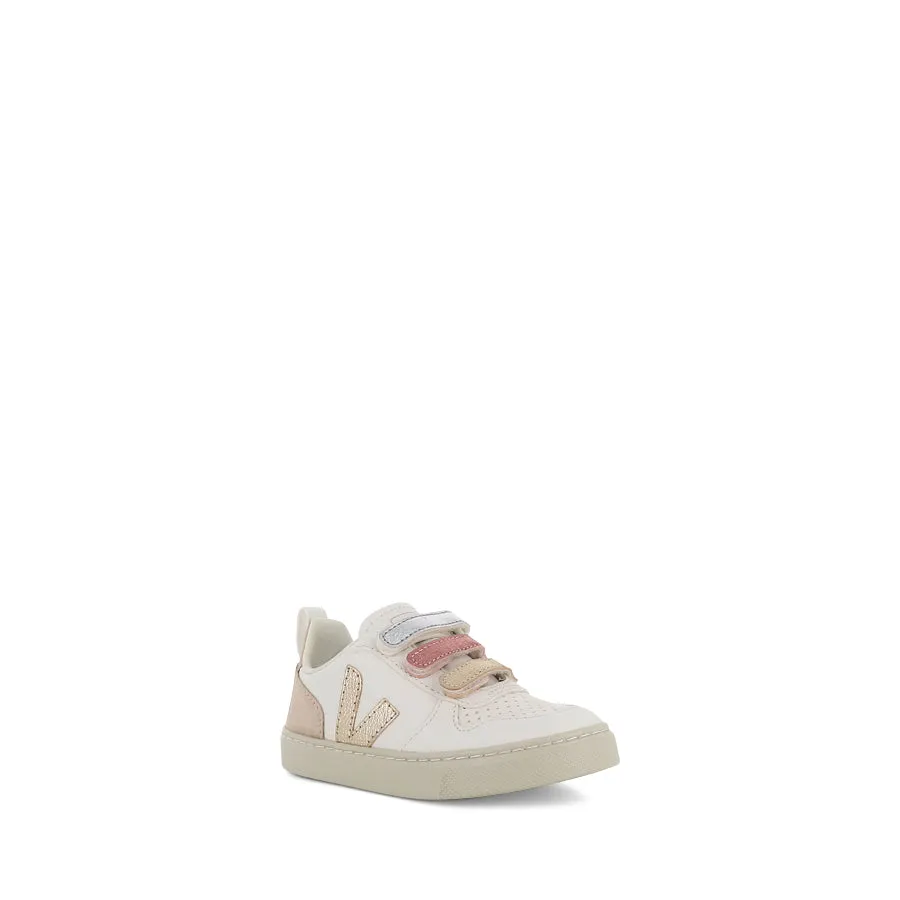 V-10 VELCRO KIDS - EXTRA WHITE/MULTI SHINY