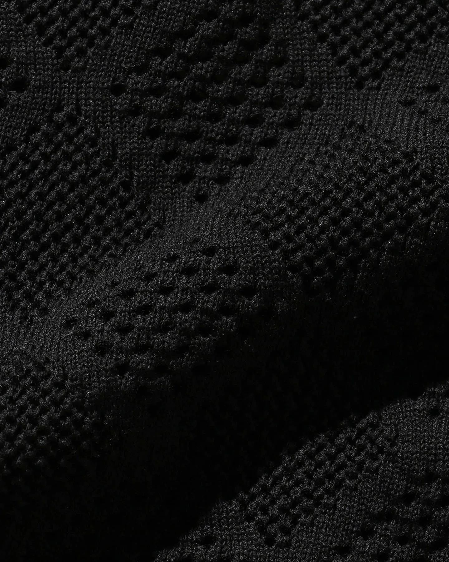 Zip Knit Polo Mesh